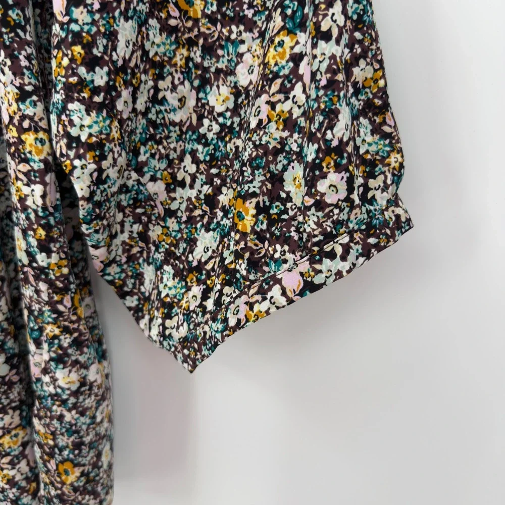 Torrid Harper Blouse Floral Georgette V-Neck 4 Boho Career Cottagecore Romantic